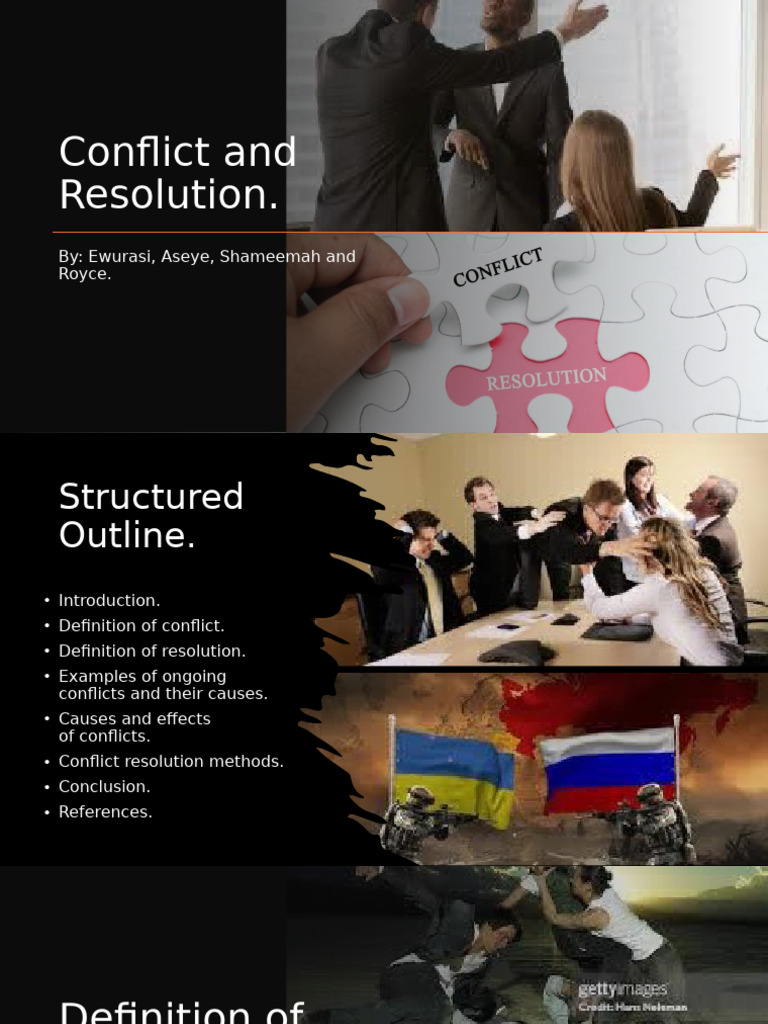 Understanding Conflict and Resolution | PDF