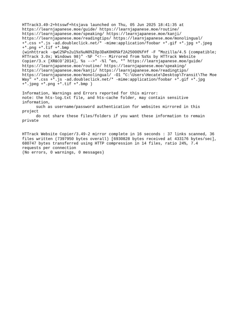 Hts Log | PDF