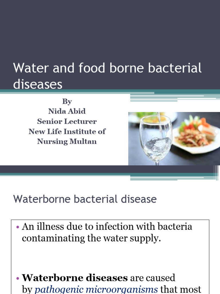 Water and Food Borne Diseases | PDF | Foodborne Illness | Diarrhea