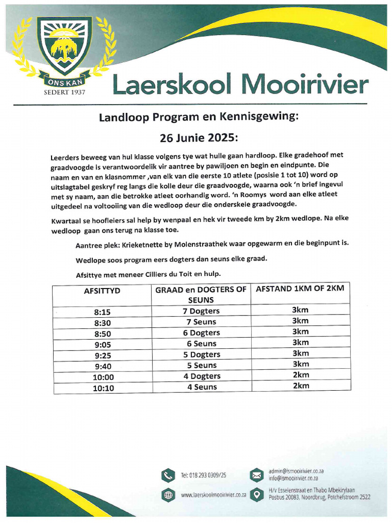 Landloop Huissport | PDF