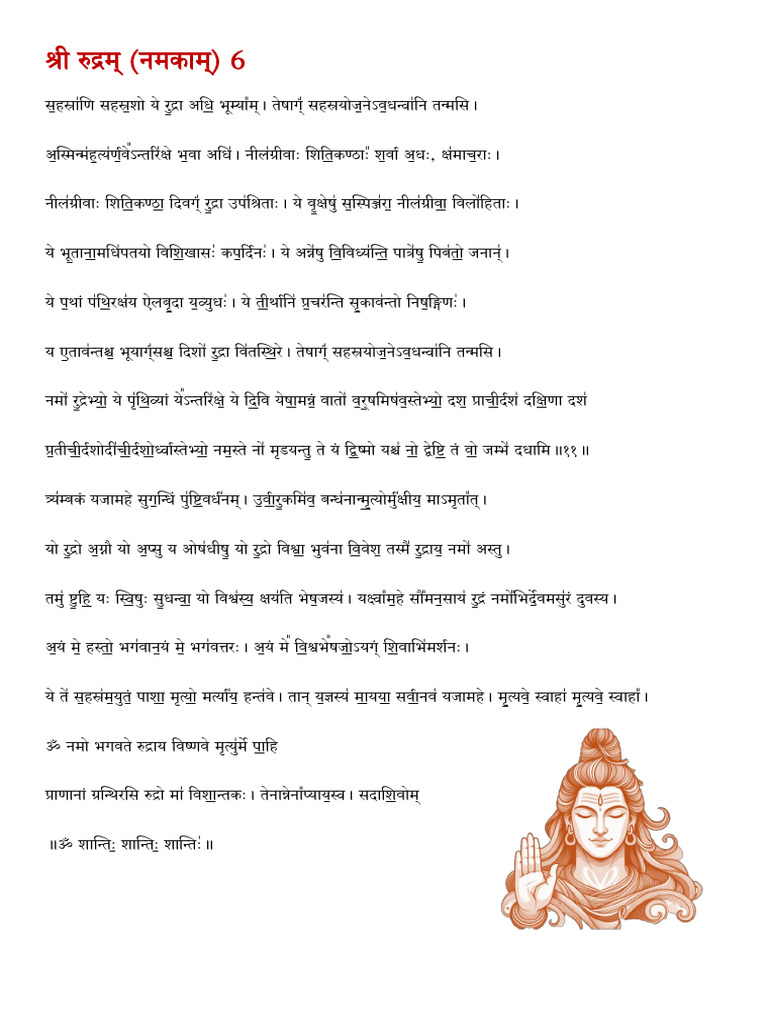 Shree Rudram Namakam श्री रुद्रम् 11 | PDF