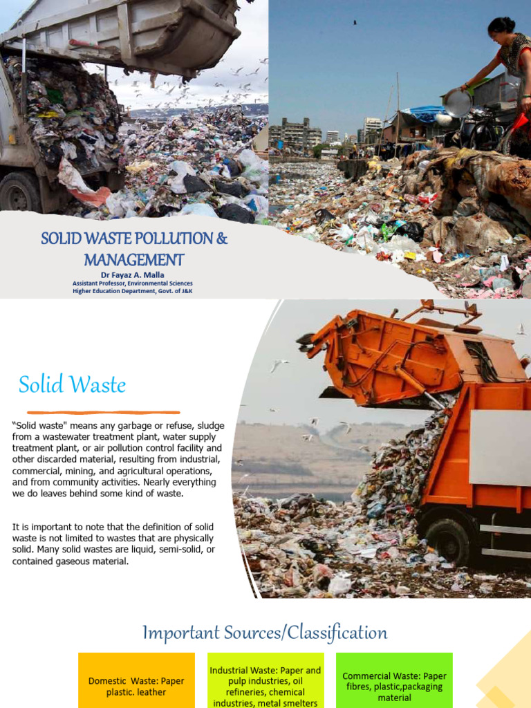 Solid Waste Pollution and Management Guide | PDF | Waste | Municipal ...