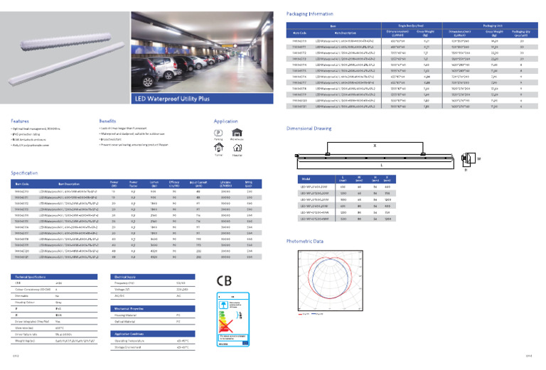 LED Waterproof Utility Plus | PDF