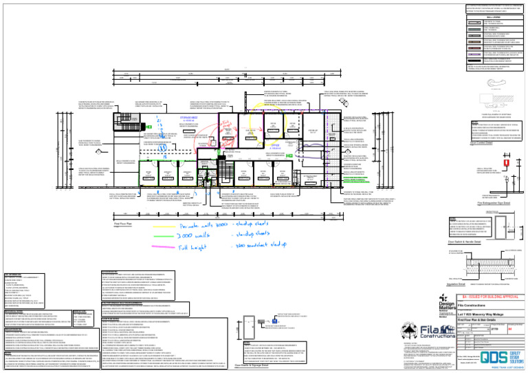 Lot 7 #23 Masonry Way - A4 First Floor Plan and Stair Details - Rev E ...