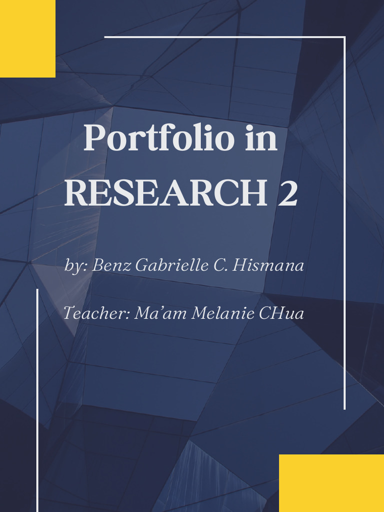 Blue and White Modern Portfolio Cover A4 | PDF