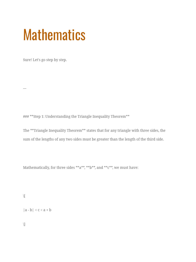 Mathematics 8 | PDF | Mathematics | Geometry