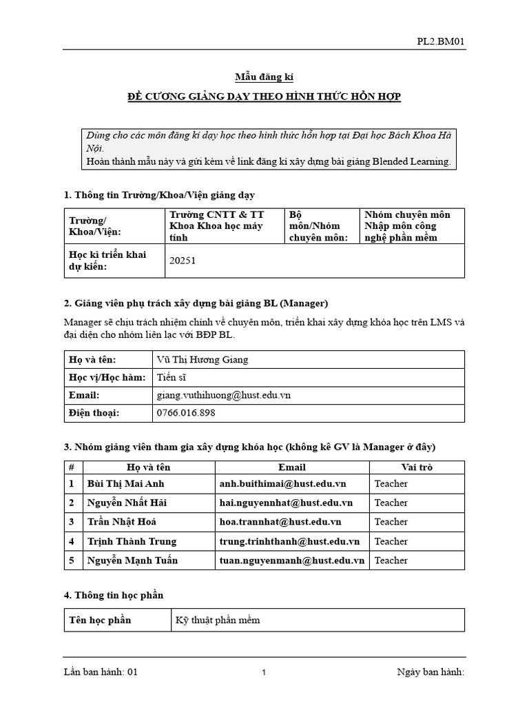 DCCT Blearning - It4082 2025 | PDF