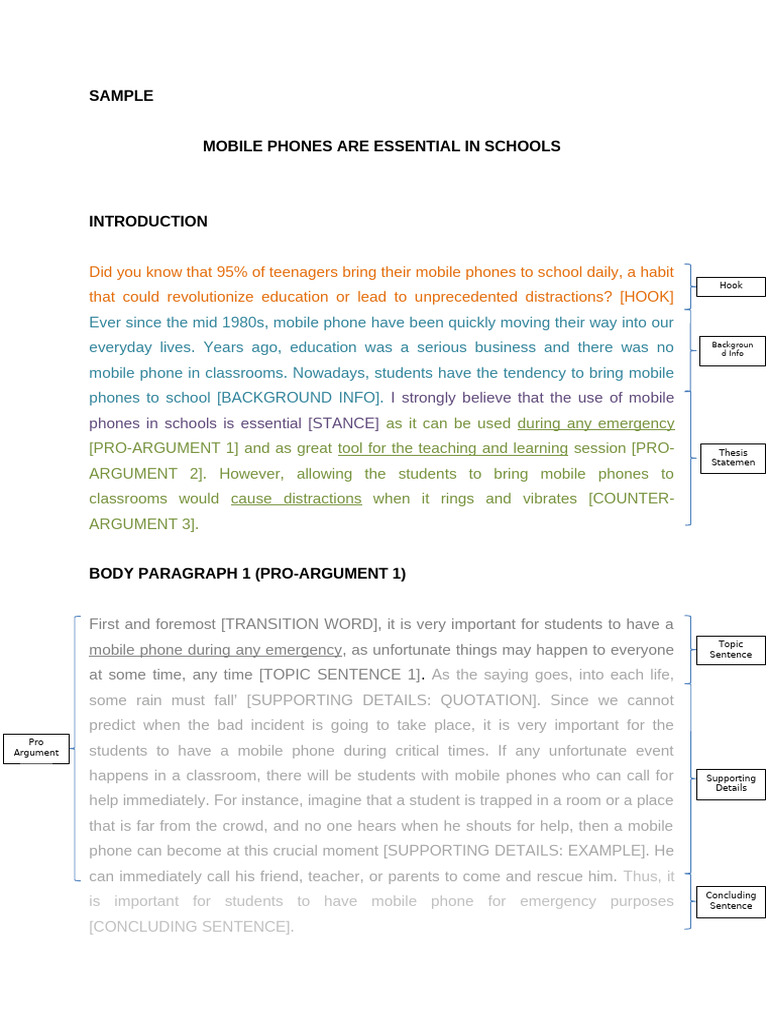 Essential Role of Mobile Phones in Schools | PDF | Learning | Teachers