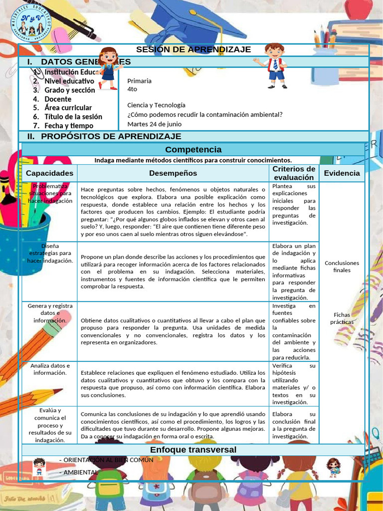 Reducir la Contaminación Ambiental en Clase | PDF | Reciclaje | Residuos