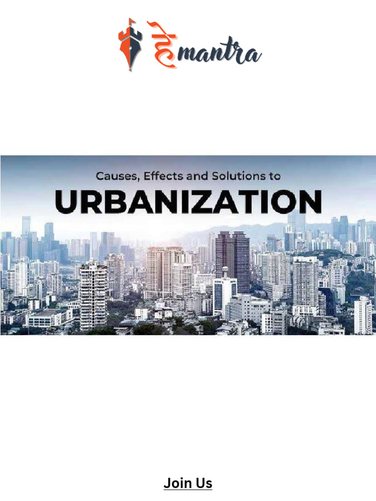 6 Urbanization Compressed Pdf