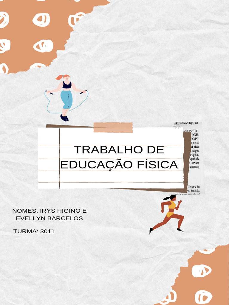 Capa De Livro Educação Física Branco Azul E Preto Pdf Pdf Músculo