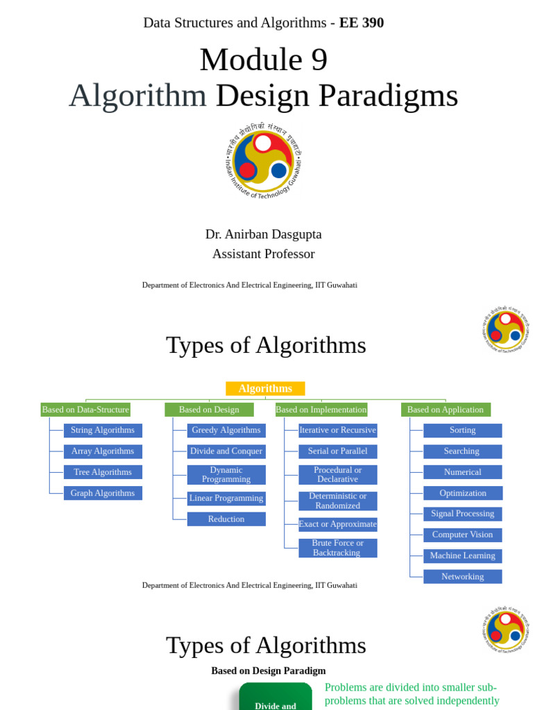 Algorithm Design Paradigms Overview | PDF | Mathematical Optimization ...