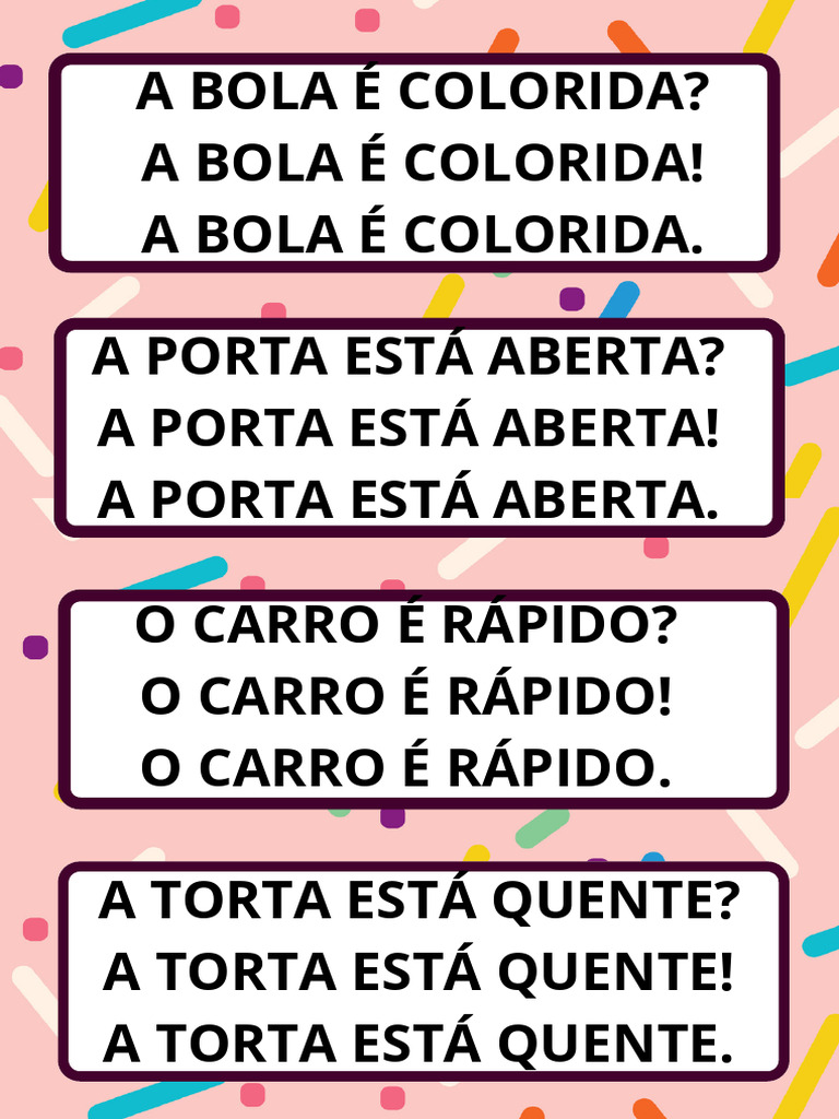 Frases Com Sinais de Pontuação | PDF