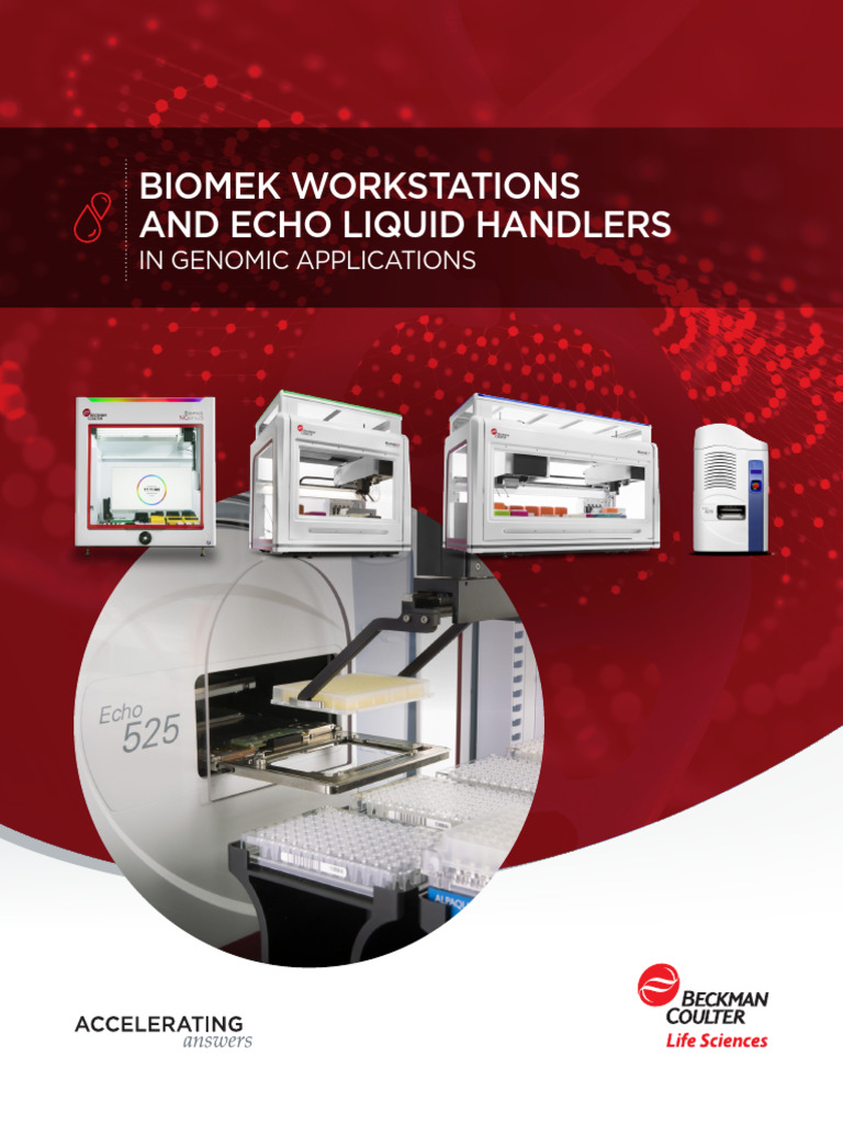 Biomek Solutions for Genomic Workflows | PDF | Dna Sequencing | Real ...