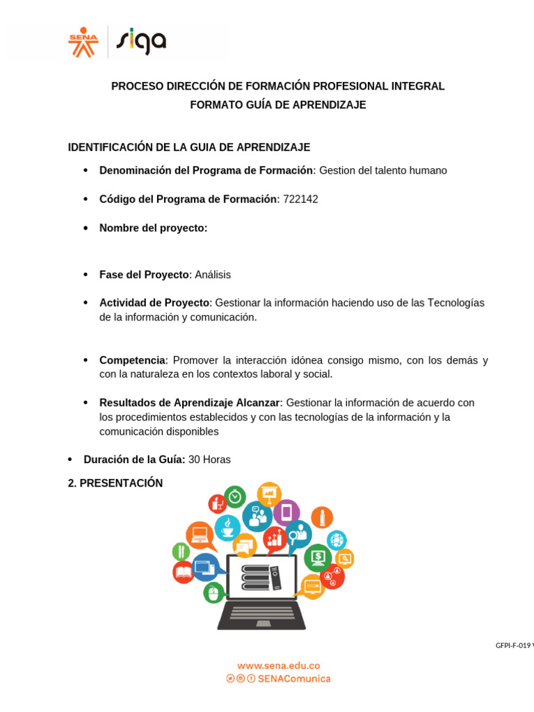 Gfpi-F-019 Guia de Aprendizaje | PDF | Periférico | Hardware de la ...