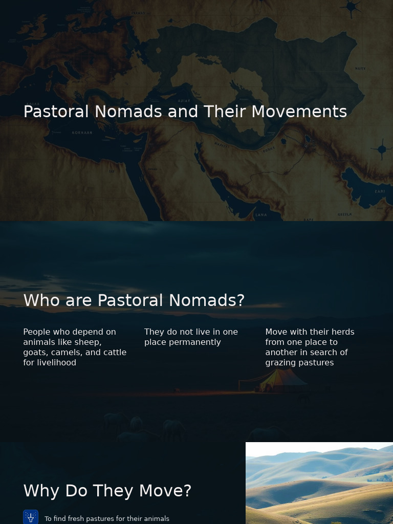 Pastoral Nomads Presentation | PDF | Pastoralism | Nomad