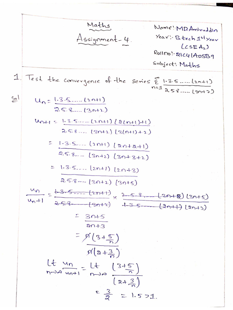 Maths Assignment 4 | PDF