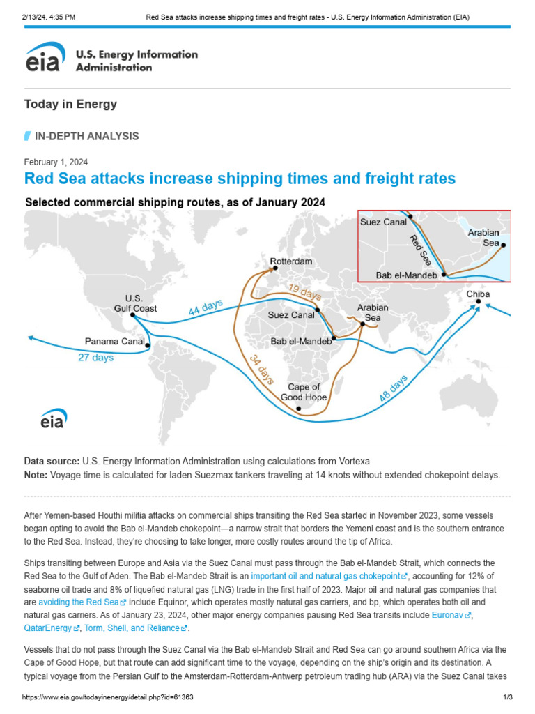Red Sea Shipping Risks Rise Amid Attacks | PDF | Oil Tanker | Petroleum