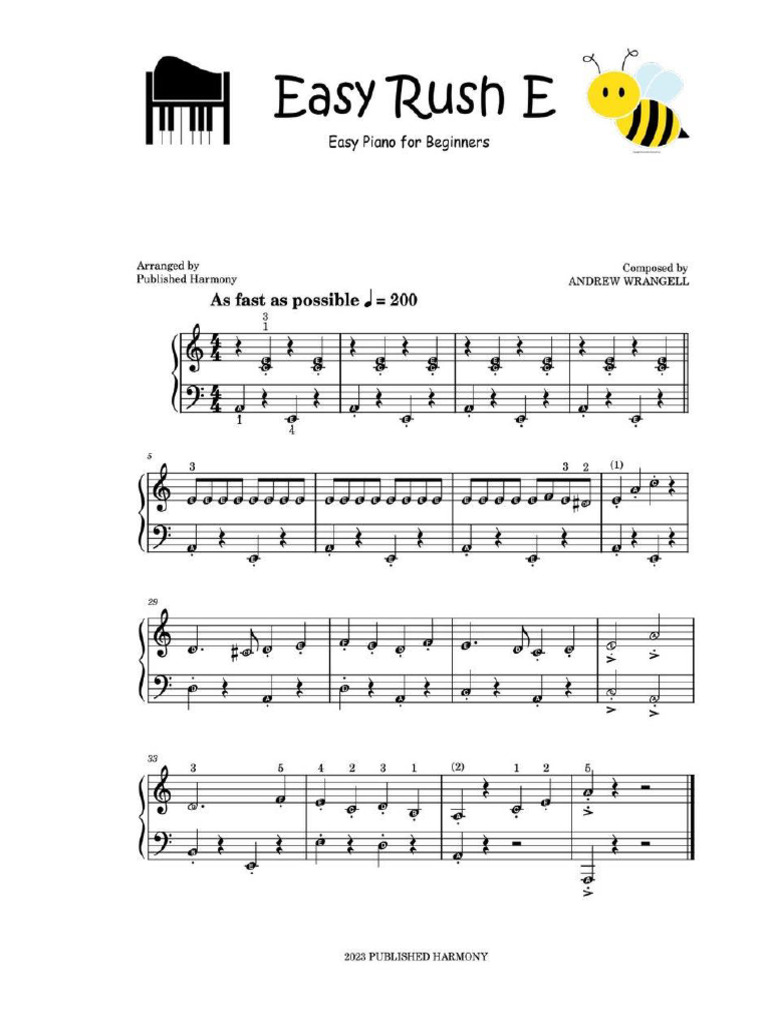 Rush E For Kids | PDF