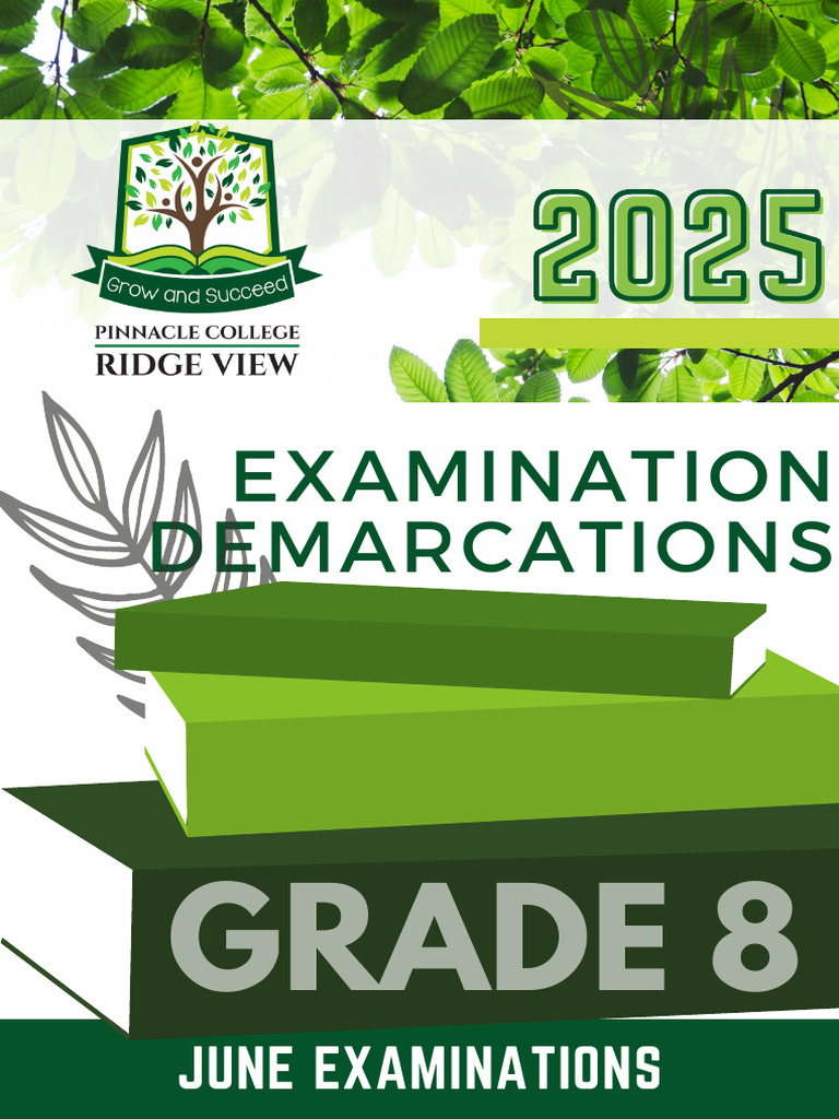 June Exam Preparation Guide for Grade 8 | PDF | Poetry | Ecosystem