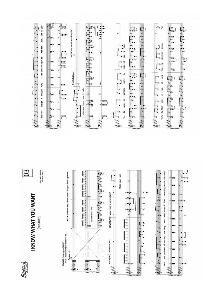 11by17 TheWitchBigFish Score | PDF