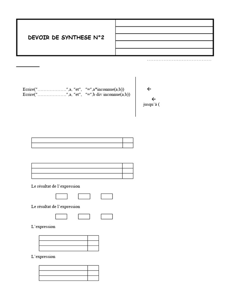 Algorithmes et exercices d'informatique | PDF | Mathématiques