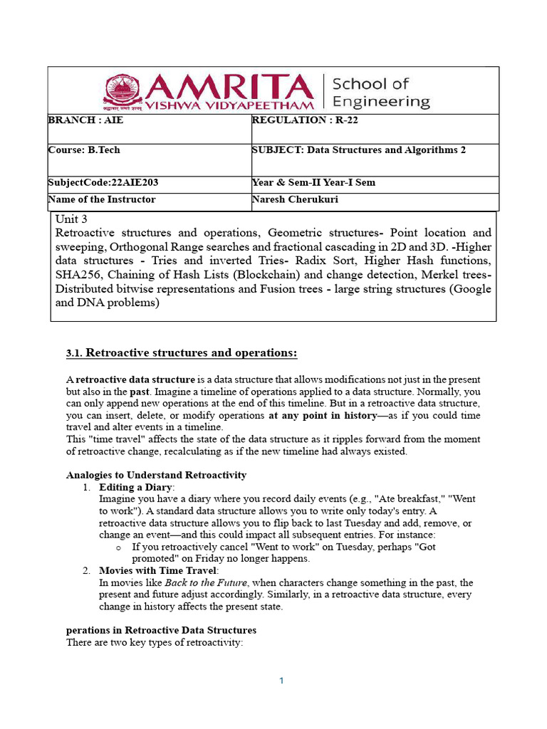 Retroactive Data Structures Explained | PDF | Queue (Abstract Data Type ...