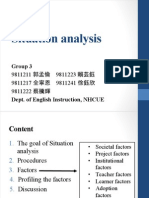 Situation Analysis