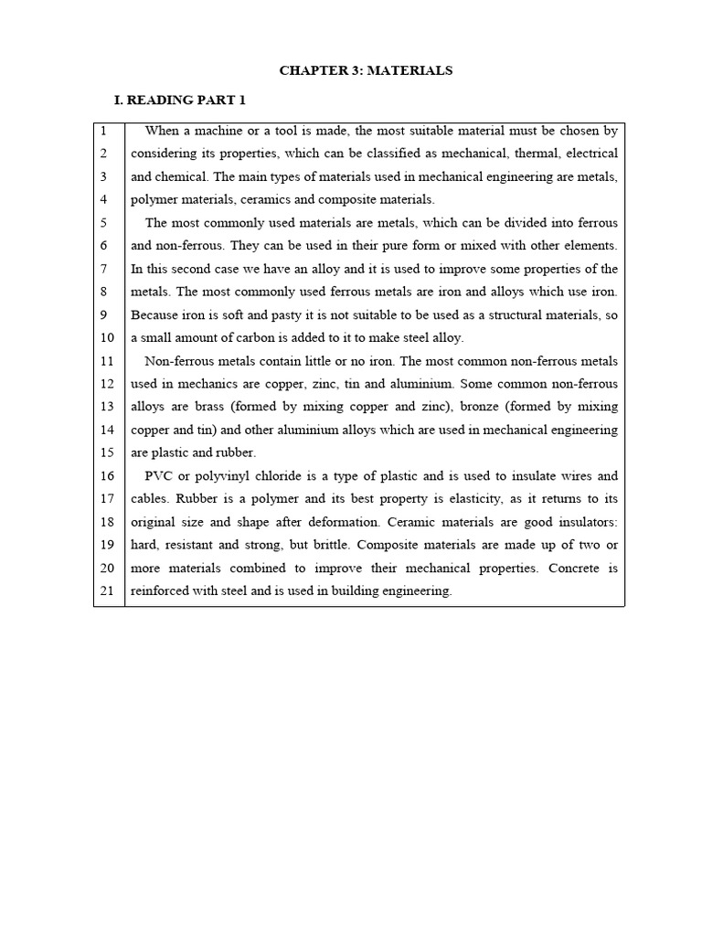 Essential Materials in Mechanical Engineering | PDF