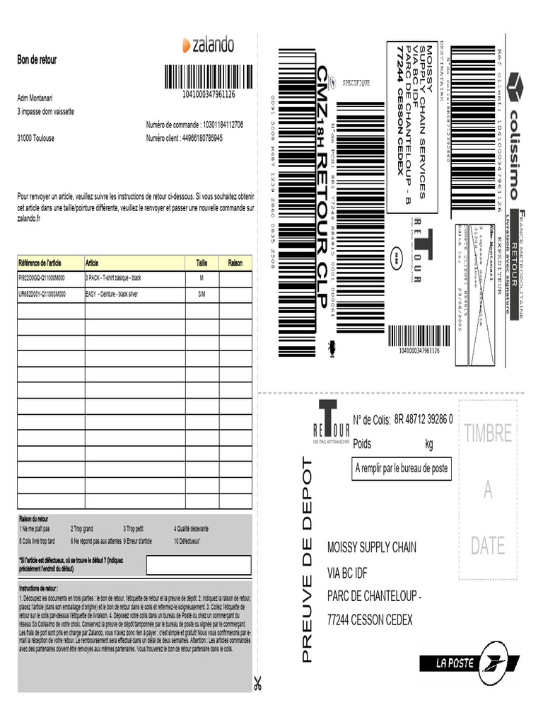 Return Label | PDF