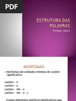 Estrutura Palavras