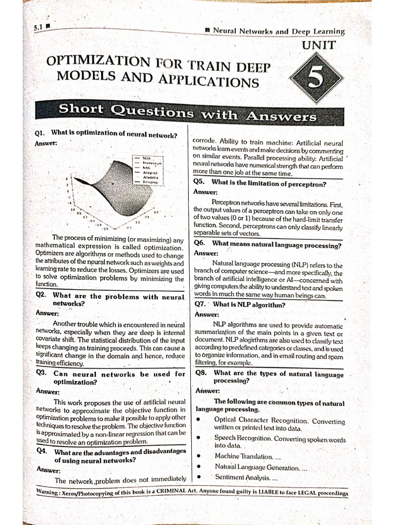 NNDL Unit 5 | PDF