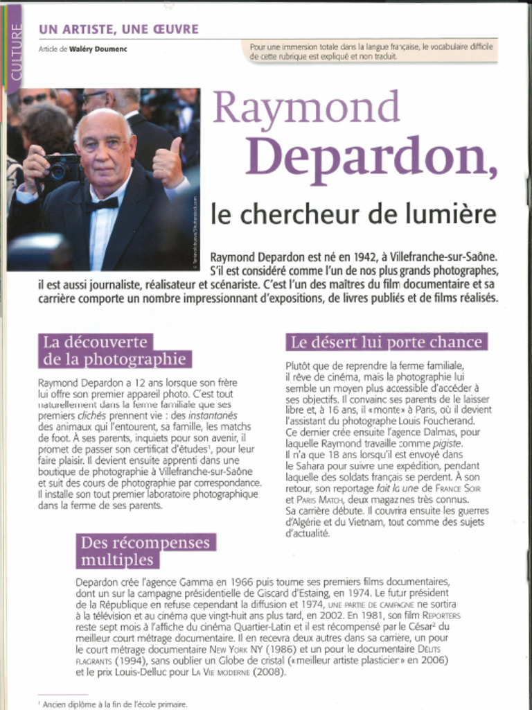 Raymond Depardon | PDF