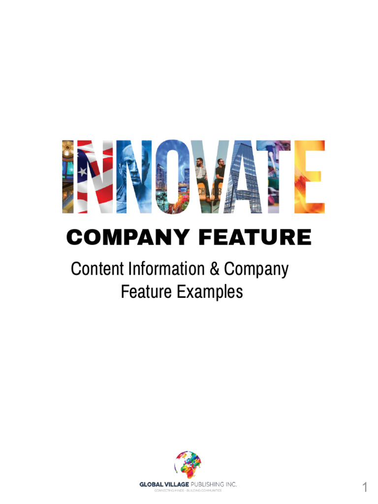 INNOVATE Company Feature Information Examples V1 | PDF | Augmented ...