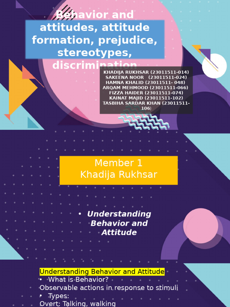 Understanding Attitudes and Prejudice | PDF | Prejudices | Stereotypes