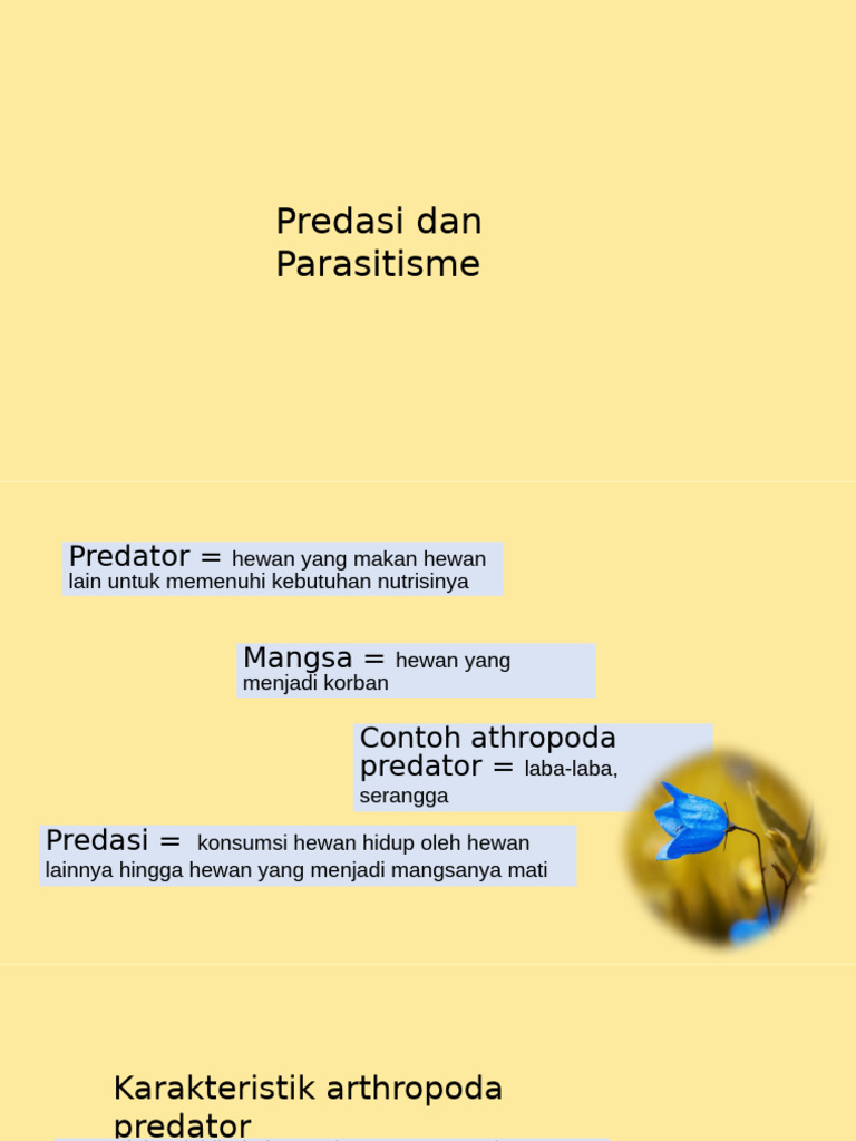 Hubungan Predasi dan Parasitisme | PDF