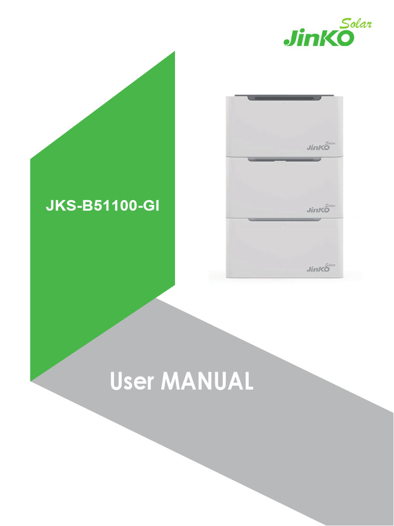JKS-B51100-GI User Manual Guide | PDF | Manufactured Goods | Power ...