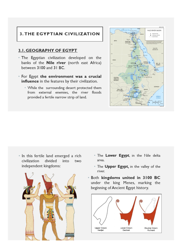 Overview of Egyptian Civilization | PDF | Ancient Egypt | Horus