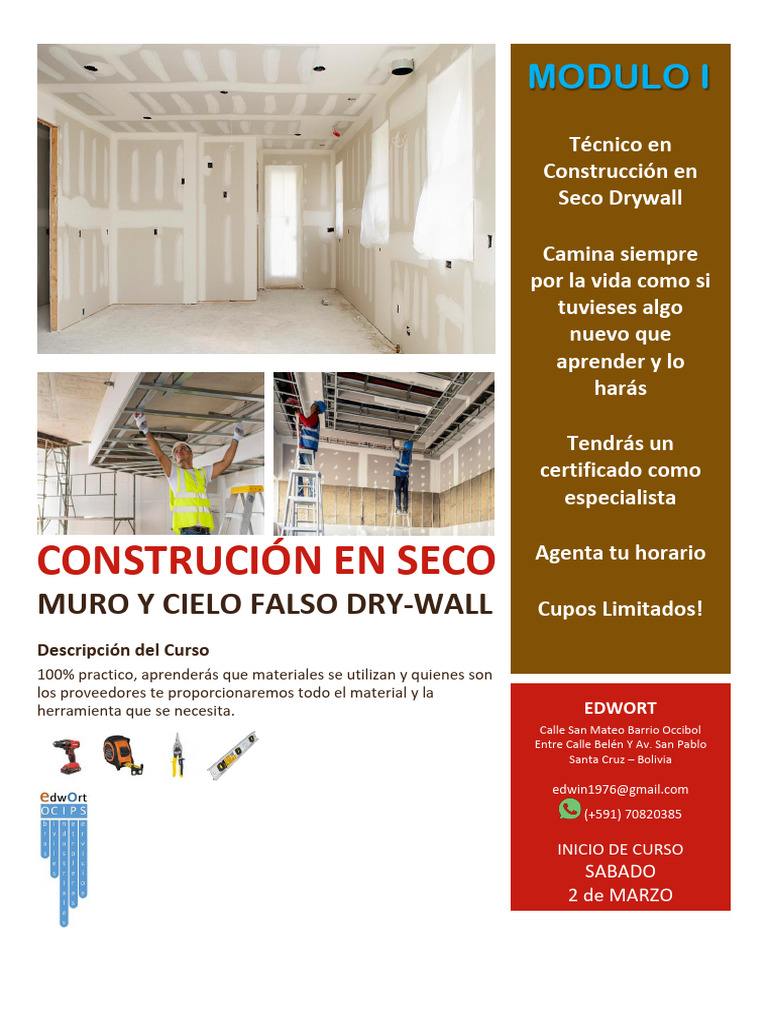 Construción en Seco Drywall | PDF