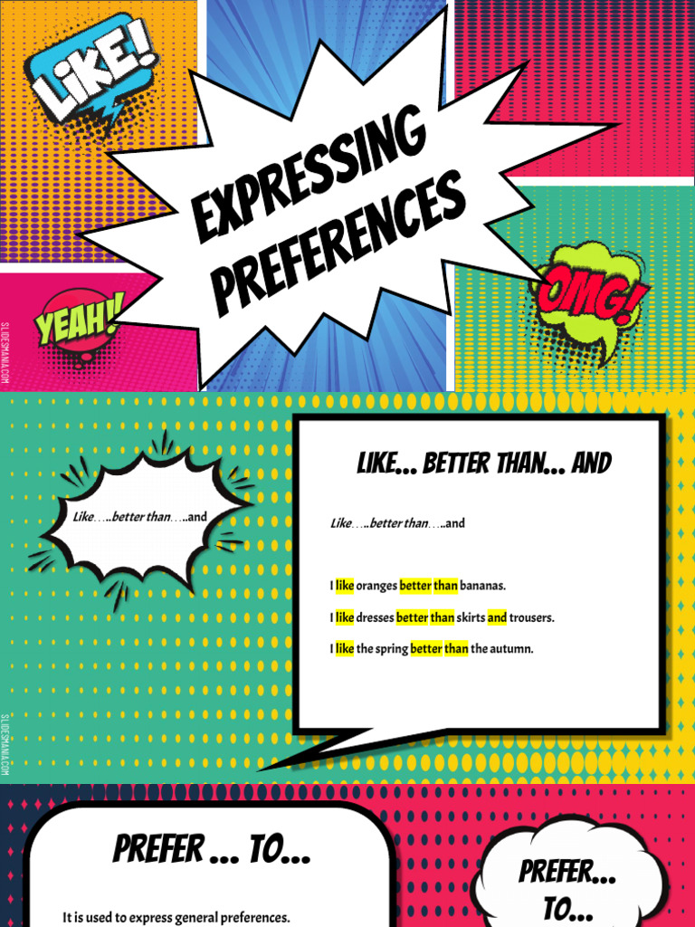 Expressing Preferences in English | PDF | Semantic Units | Syntax