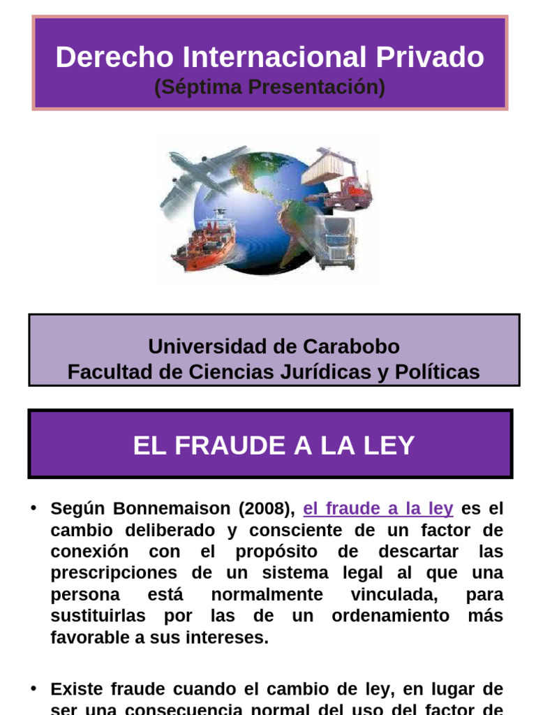 Fraude a la Ley en Derecho Internacional | PDF | Divorcio | Ley ...