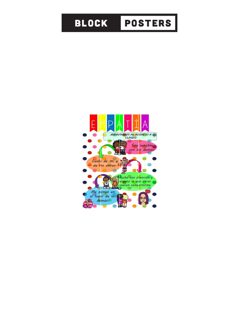 A4 Portrait Block Poster Settings | PDF