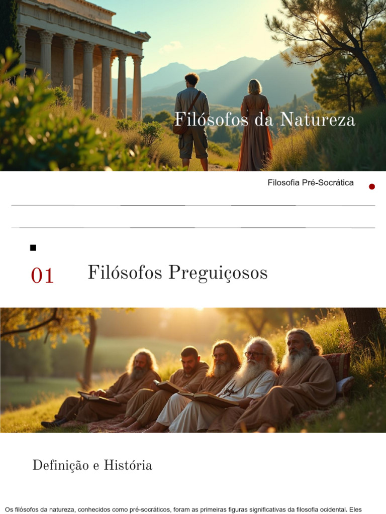 Filósofos Pré-Socráticos e a Natureza | PDF | Science | Pensamento