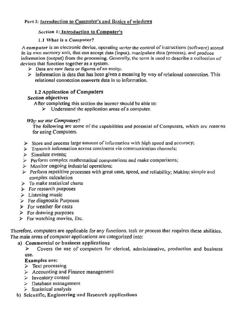 G5 Computer Note Unit2 | PDF