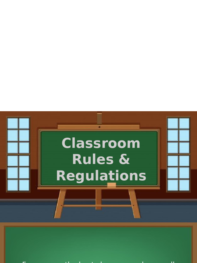 Essential Classroom Rules for Students | PDF | Classroom | Teachers