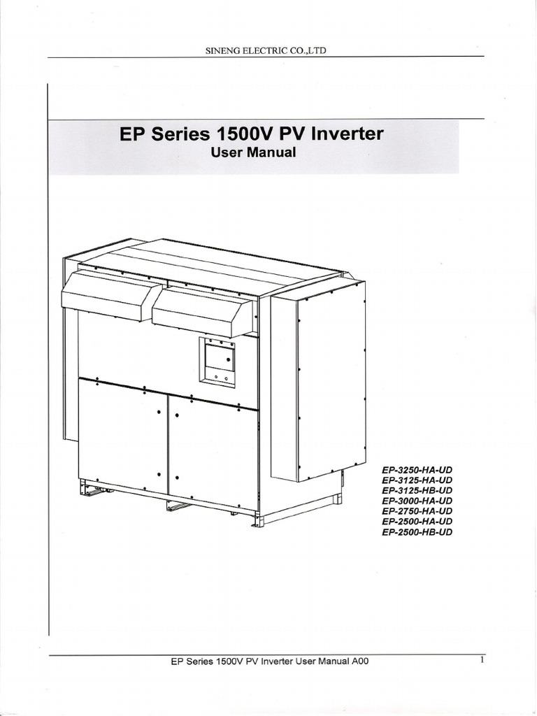 Inverter User Manual Pdf