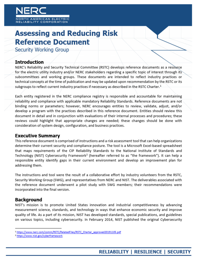 Risk Assessment for Cybersecurity Compliance | PDF | Computer Security ...
