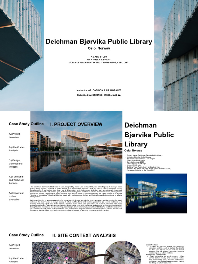 Deichman Bjørvika Library Case Study | PDF