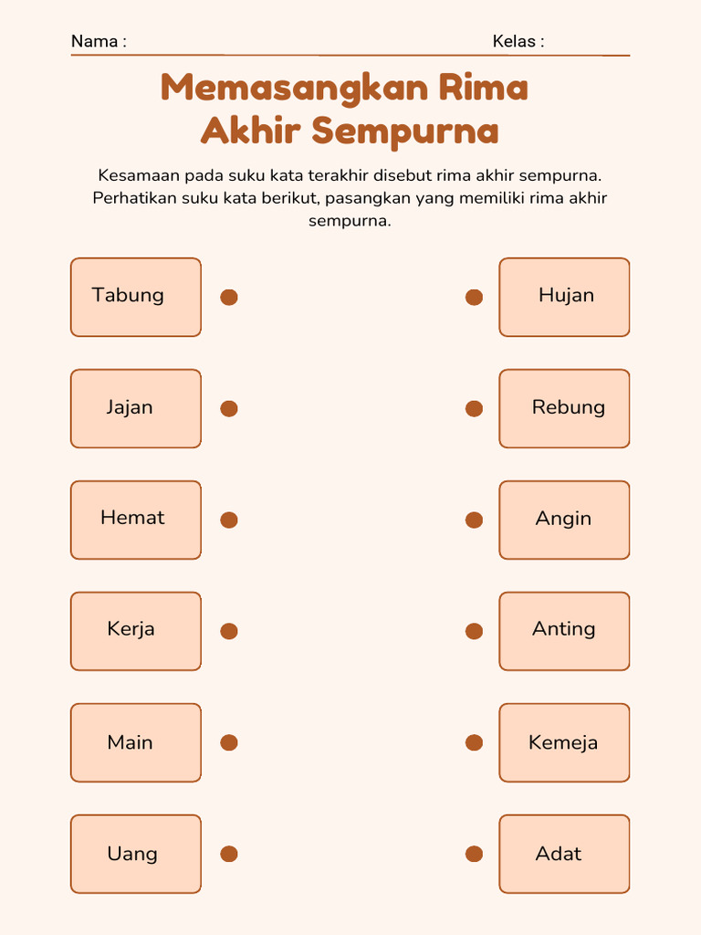 Rima Akhir Sempurna dalam Puisi | PDF