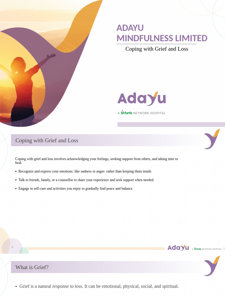 12 - Coping With Grief and Loss | PDF | Grief | Feeling